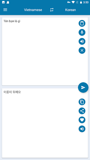Korean Vietnamese Translation Screenshot 3