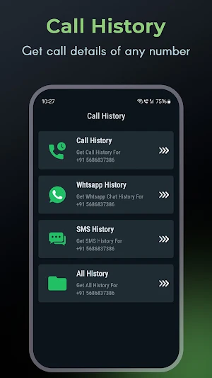 Call History Any Number Detail Screenshot 0