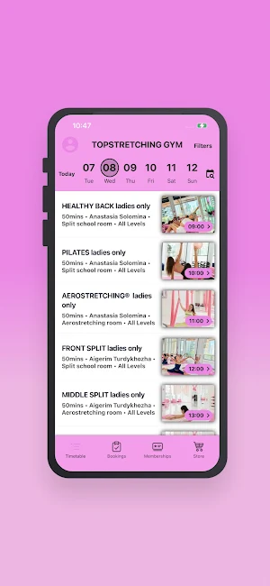 TOPSTRETCHING GYM Screenshot 2