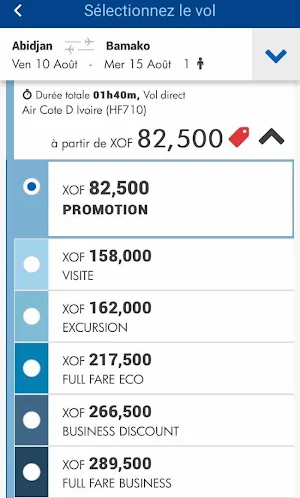 Air Cote d'Ivoire Screenshot 2