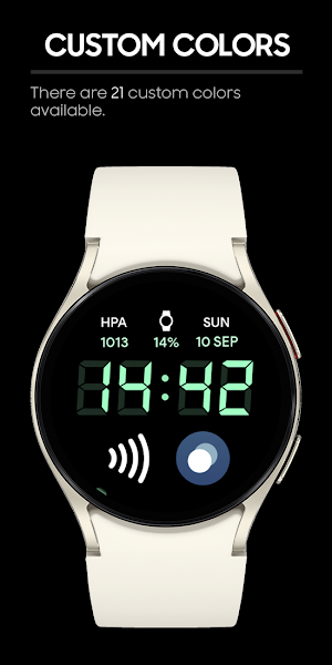 JHW Digital Bits 3: Watch face Screenshot 3