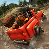 Pickup Truck Extreme Offroad Driving