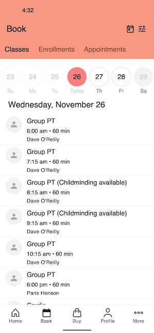 ElevateHER Fitness Screenshot 1