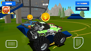 Baby Monster Truck Hot Racing Screenshot 2