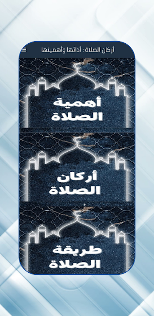 أركان الصلاة : أدائها وأهميتها Screenshot 0