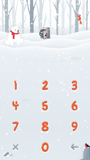 AppLock Live Theme Snow – Paid Theme Screenshot 1