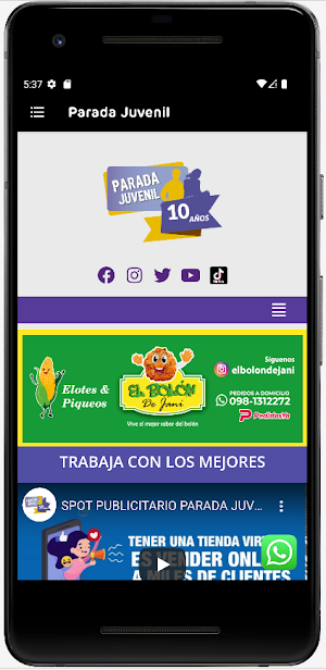 Parada Juvenil Screenshot 2
