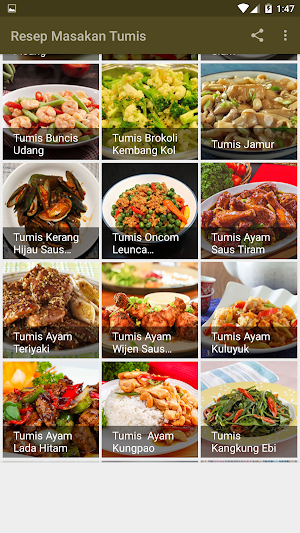 Resep Masakan Tumis Screenshot 3