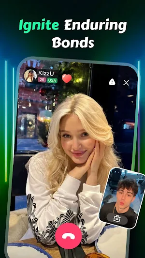 KizzU - Chat Easy, Link Hearts Screenshot 0