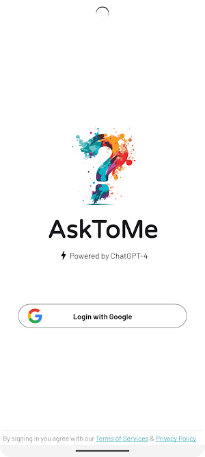 AskToMe - Ask to Chatbot Screenshot 1