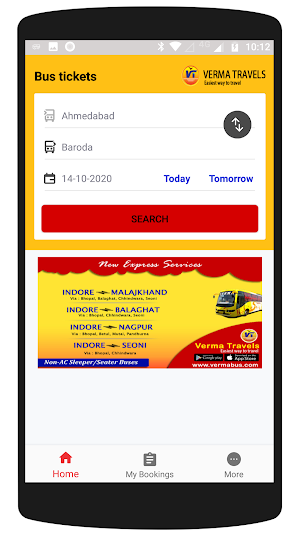 Verma Travels Screenshot 1
