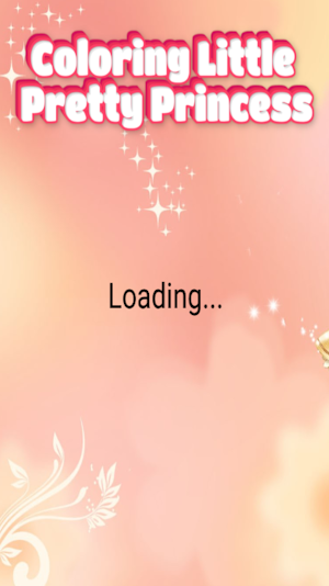 coloring little princess Screenshot 2