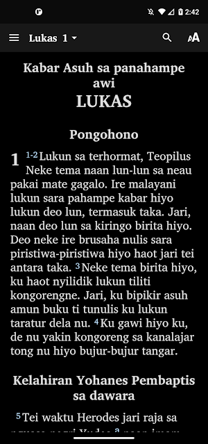 Alkitab Dusun Malang Screenshot 1