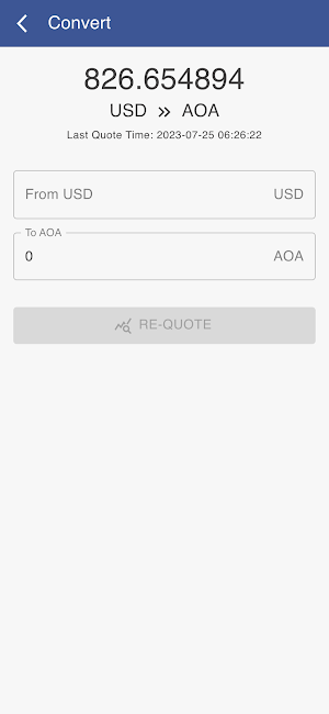 USD to AOA Screenshot 1