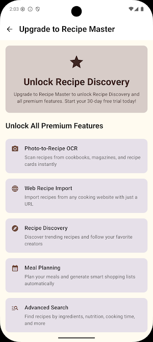 Recipeez Screenshot 2