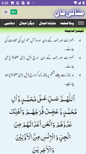 Misalee Maan - Urdu Arabic Screenshot 3