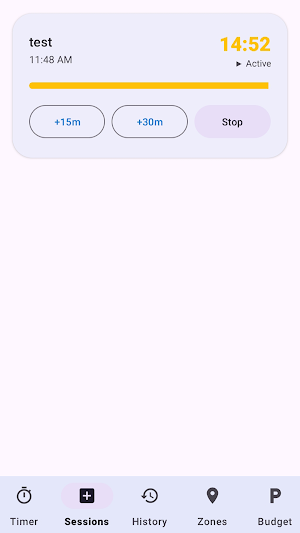Parking Meter Timer Tracker Screenshot 2