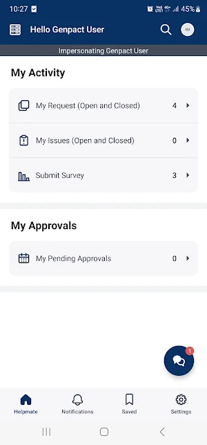 Genpact Hub Screenshot 1