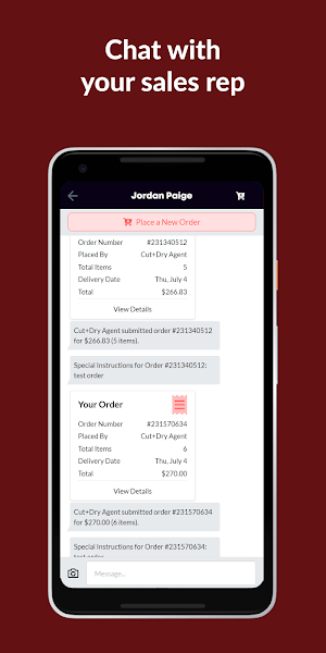 Jordan Paige Fine Foods Screenshot 3