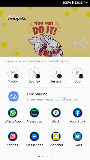 Neopets Stickers Screenshot 2