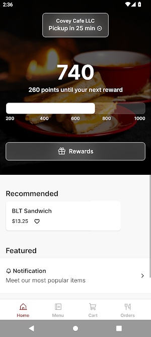 Covey Cafe LLC Screenshot 0
