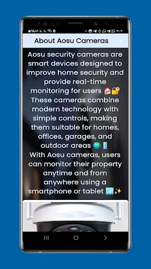 aosu security camera guide Screenshot 2