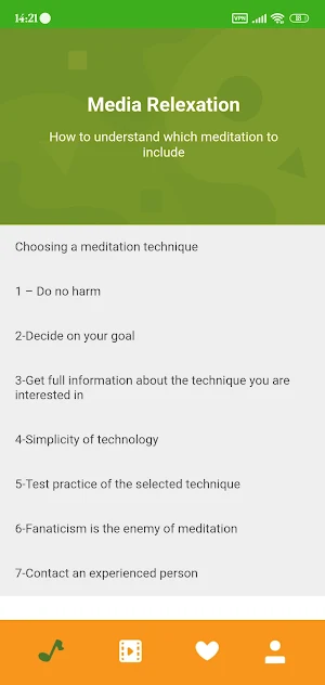 Media Relaxation Screenshot 2