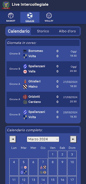 Live Intercollegiale Screenshot 0