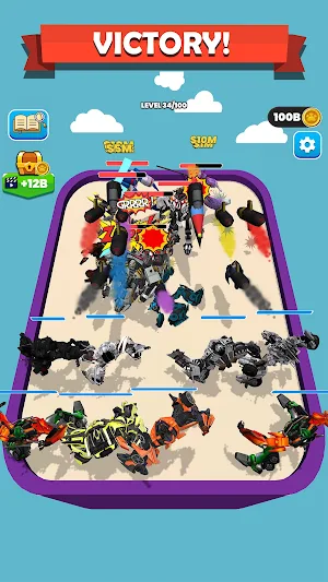Merge Master: Robot Action Car Screenshot 0