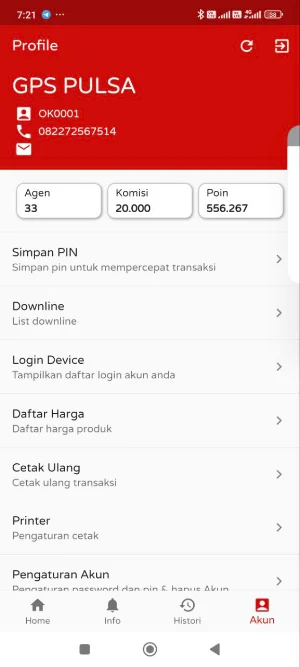 GPS Pulsa Screenshot 2