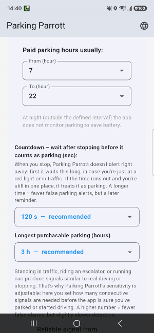 Parking Parrot Screenshot 1