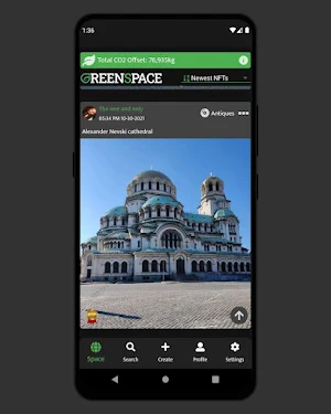 Greenspace - NFT Marketplace Screenshot 0