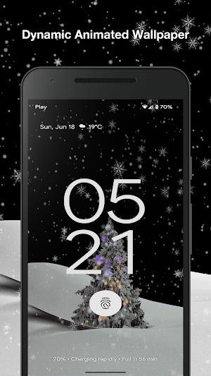 Snow Winter Live Wallpaper Screenshot 1