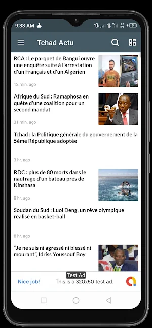 Tchad Actualités Screenshot 1