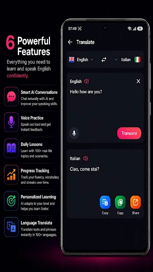 Lernix - Learn English with AI Screenshot 3
