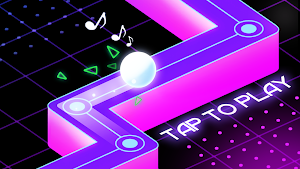 Dancing Tiles Rush: Magic Ball Screenshot 0