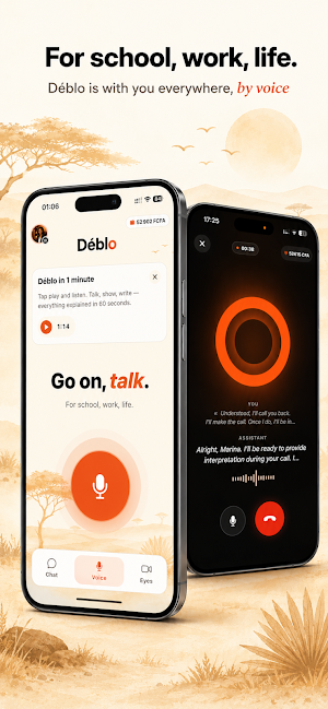 Déblo Realtime Voice & Eyes AI Screenshot 0