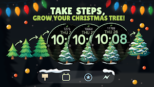 Christmas Steps watch face Screenshot 0