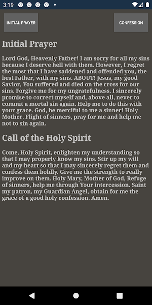 Examination of conscience Screenshot 2