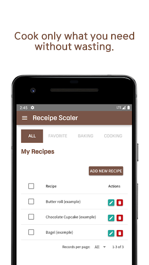 Recipe Scaler – Portion & Cost Screenshot 1