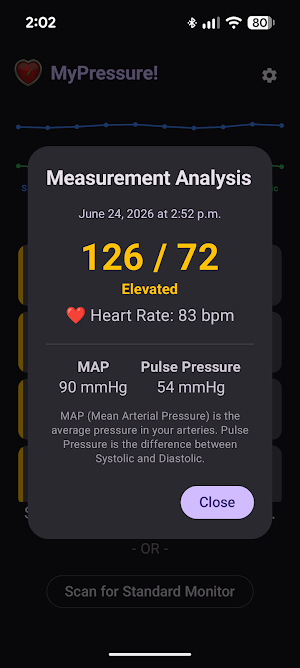 MyPressure! Screenshot 1