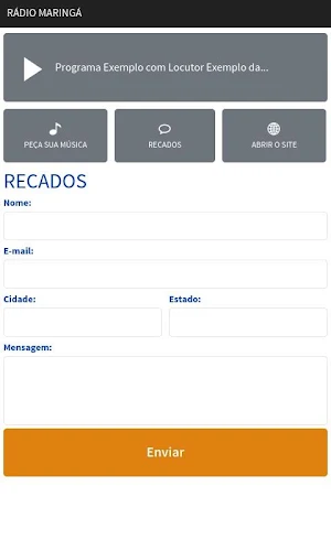 RÁDIO MARINGÁ Screenshot 2