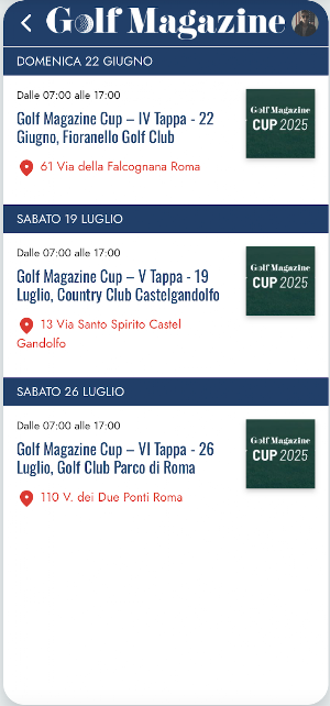Golf Magazine Screenshot 1
