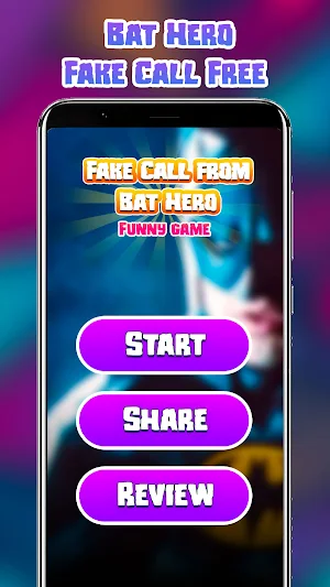 Bat Hero Prank Call Simulator Screenshot 0