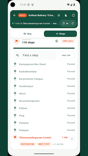 Where is my KSRTC (Kerala) Screenshot 3