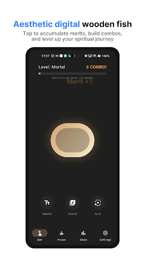 CyberMerit Zen Muyu AntiStress Screenshot 0