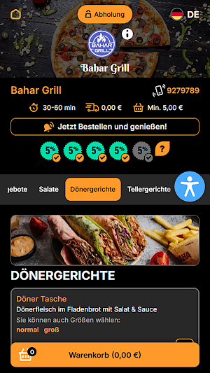 Bahar Grill Screenshot 1