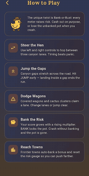 Chicken Canyon Road Screenshot 0