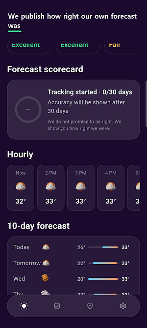WeatherScore: Laundry Weather Screenshot 2
