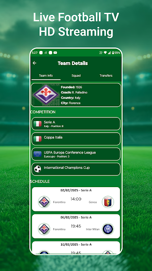 Live Football TV HD Streaming Screenshot 0